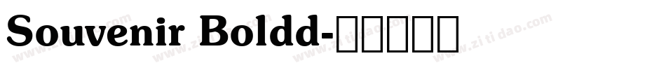 Souvenir Boldd字体转换